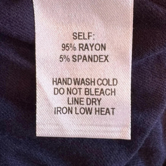 🌈 6/$60 Lulu Shorts Onesie Short Sleeve Navy Blue, Pockets, Faux Wraparound, S - Picture 6 of 6